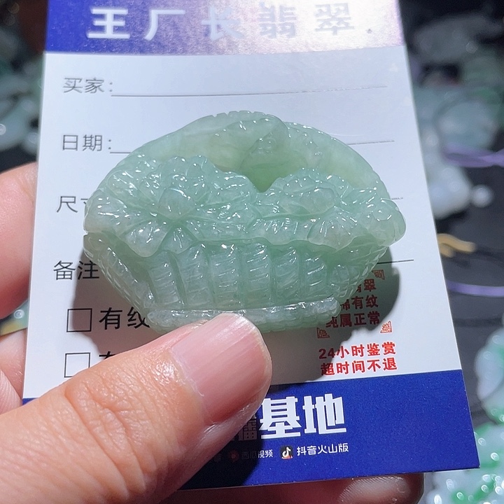 翡翠未镶嵌颈饰天