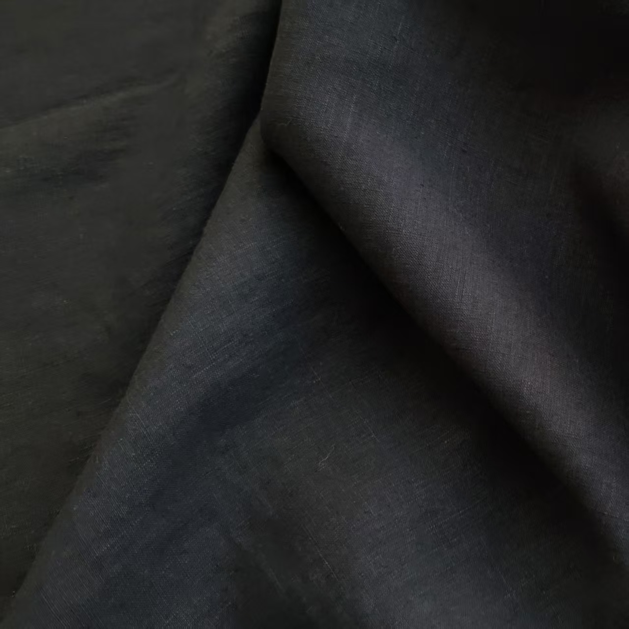 【黑色】原创设计14支高品质汉麻衬衫裤子袍子裙子汉麻服装面料