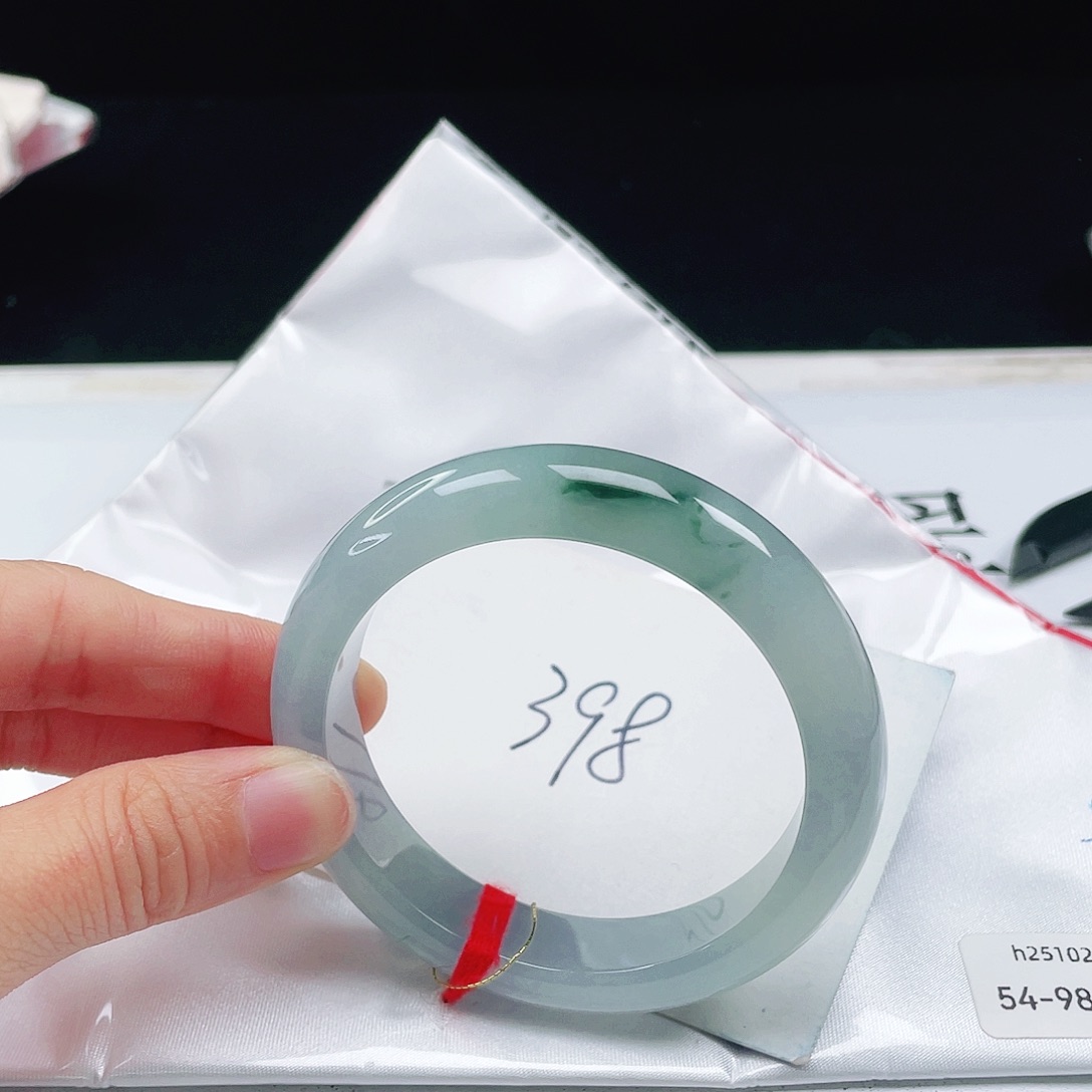 翡翠未镶嵌手镯54+正圈