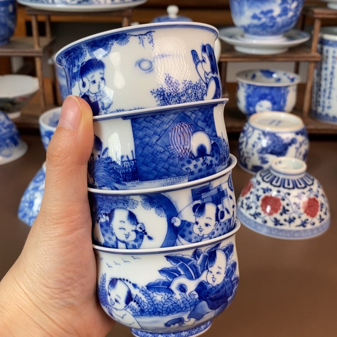 景德镇陶瓷手工手绘