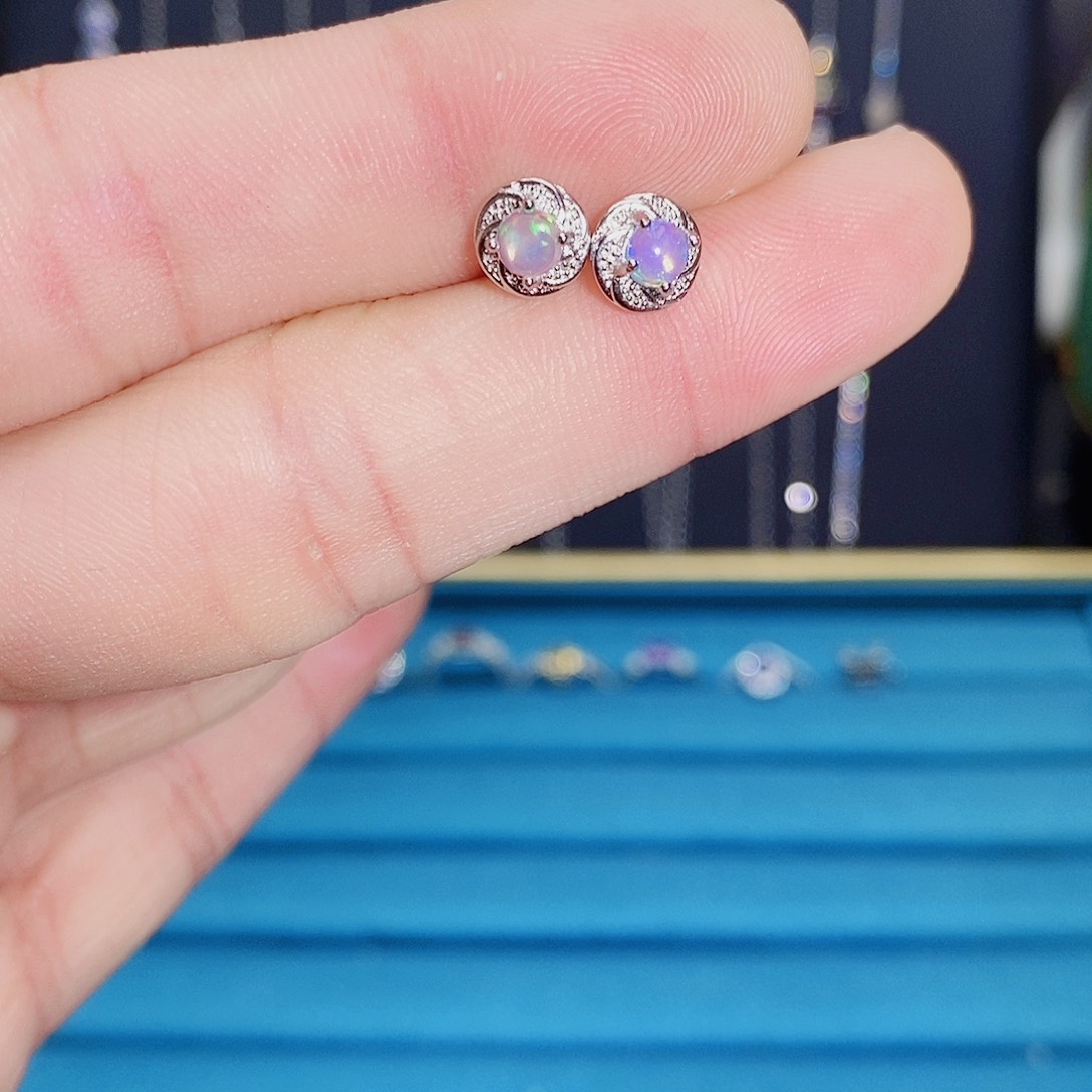 紫晶珠宝半成品银S925镶嵌