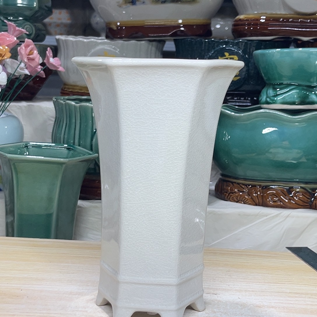 陶瓷绿植多肉微瑕花盆口径13*21