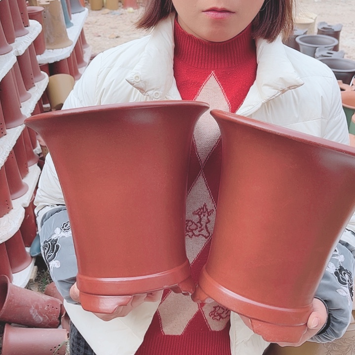 紫砂花盆宜兴紫砂精品花盆 