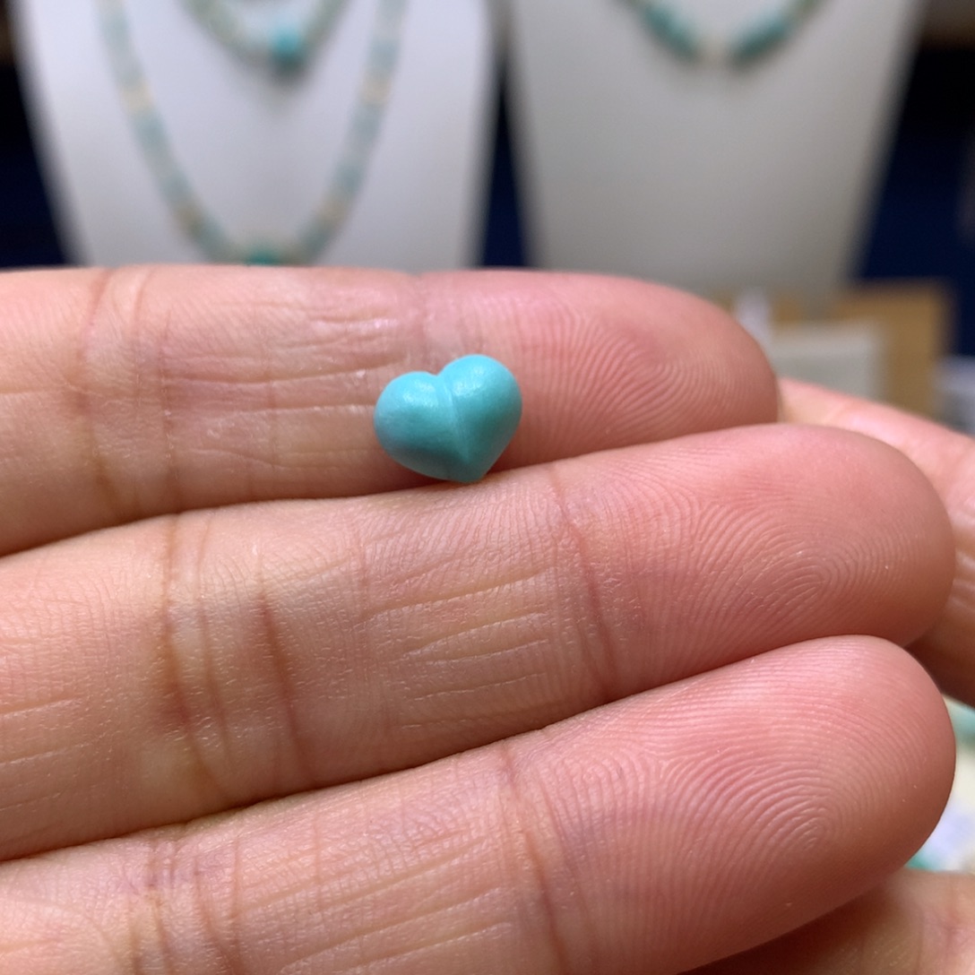 绿松石未镶嵌屁桃