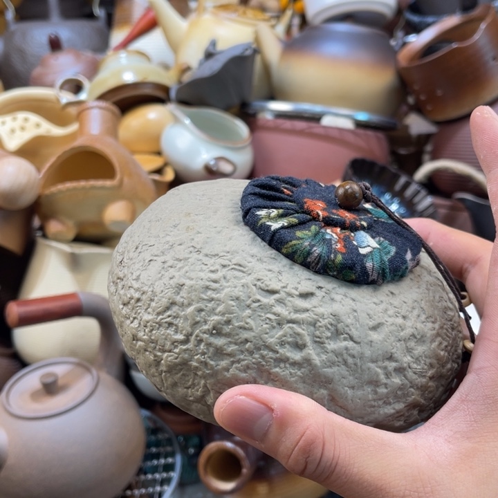 陶摆件不用急哈谢谢咯啊