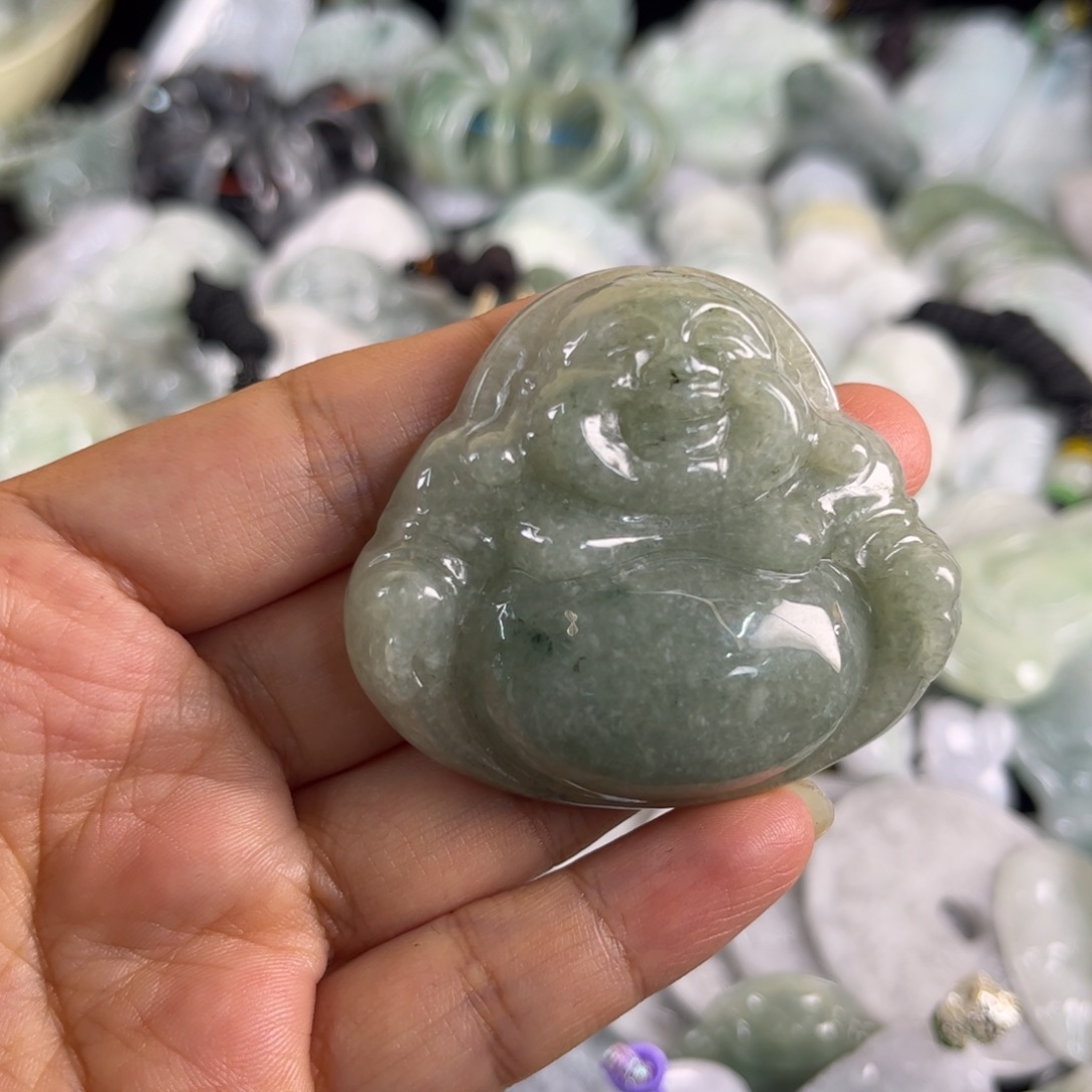 翡翠未镶嵌吊坠(不含链)瑕疵