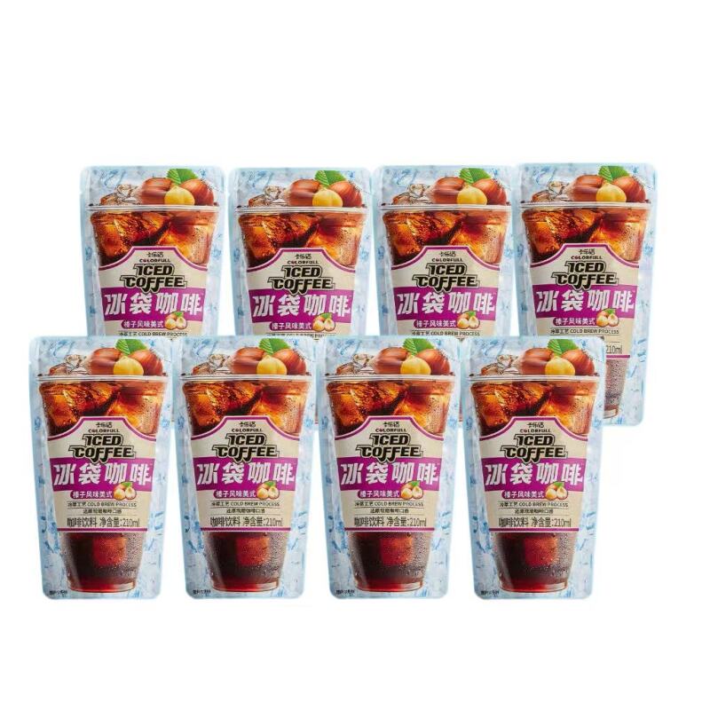 【26.4月到期】卡乐福食品冰袋咖啡袋装便携咖啡榛子风味冷萃直饮咖