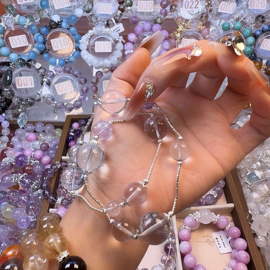 手链水晶合金白水