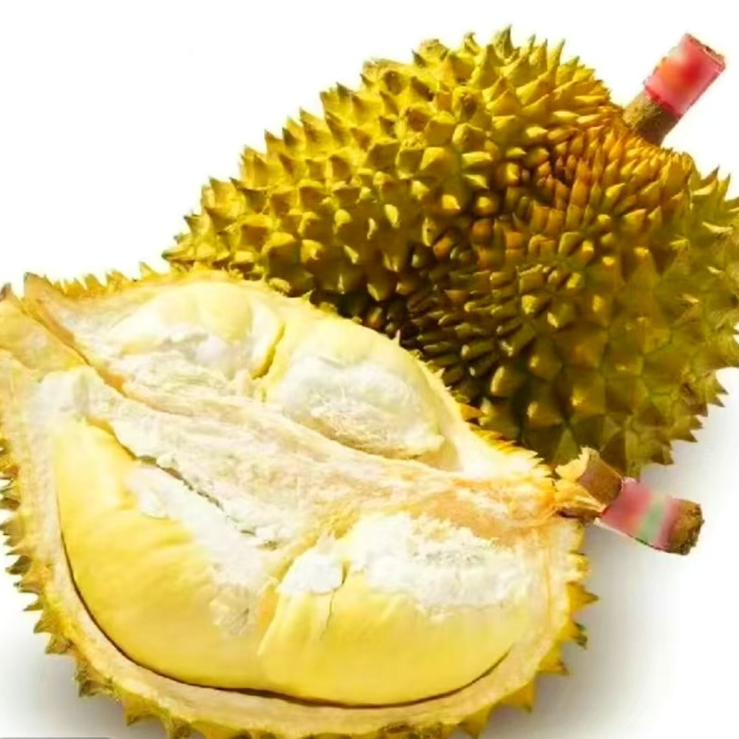2号泰国金枕新鲜榴莲3-8斤核小【一果一拍】雷州同城5公里内配送(默认开果)！包售后！金枕泰国