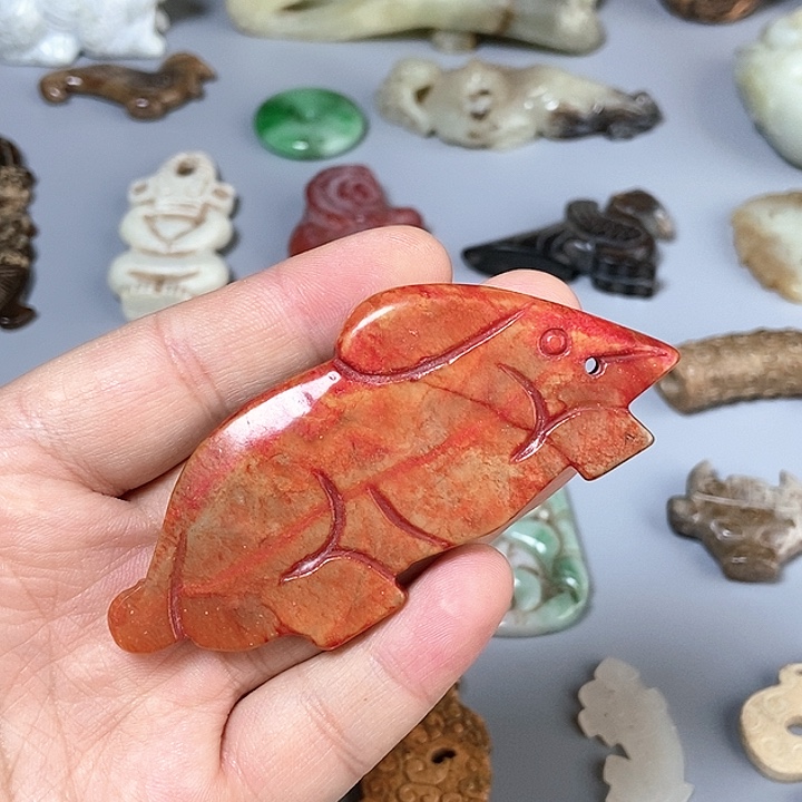 和田玉未镶嵌颈饰20