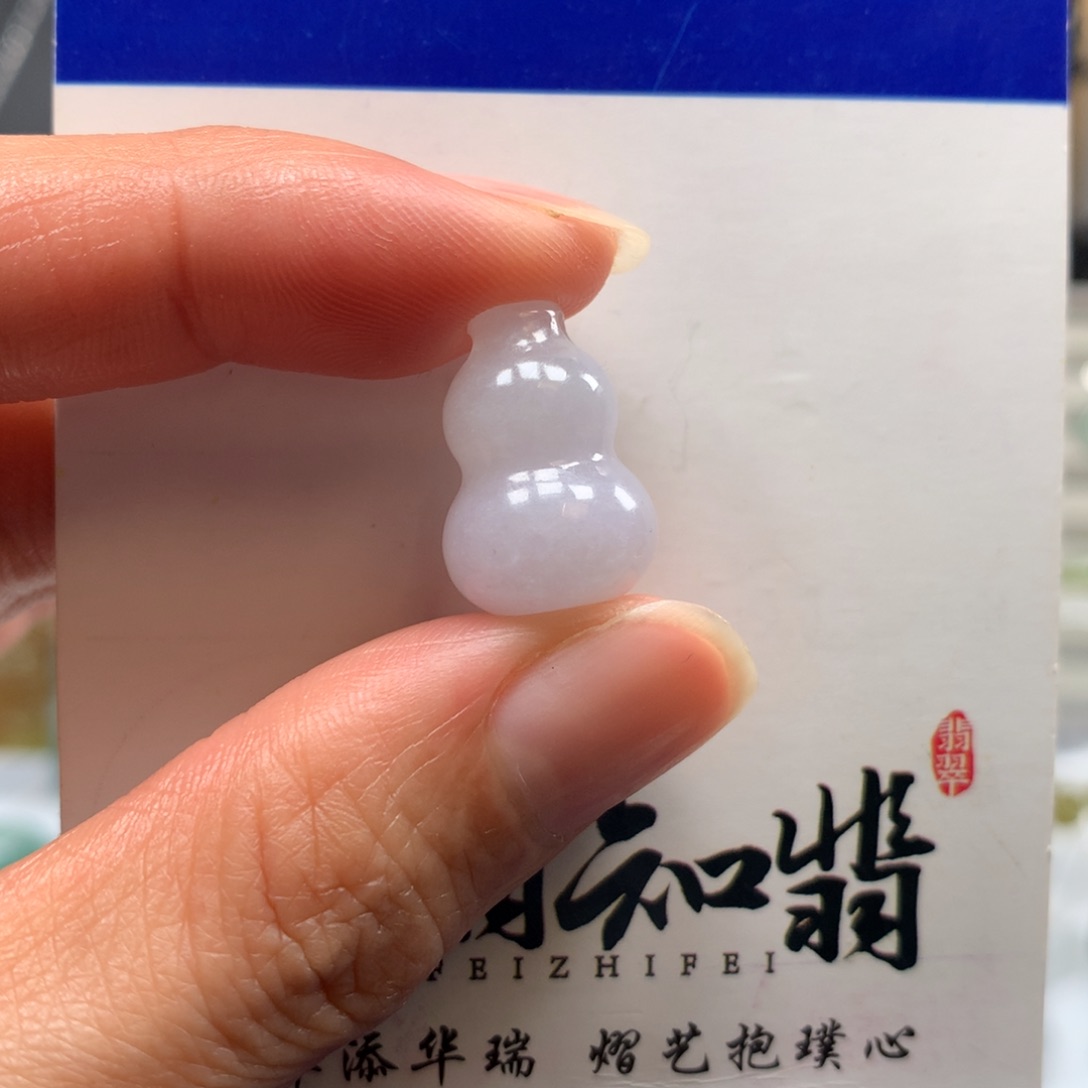 翡翠颈饰未镶嵌葫芦 福禄