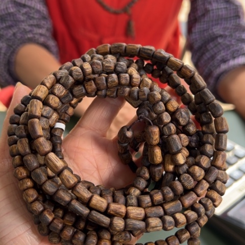 沉香手串乌身18克卡0.6多样性发1条