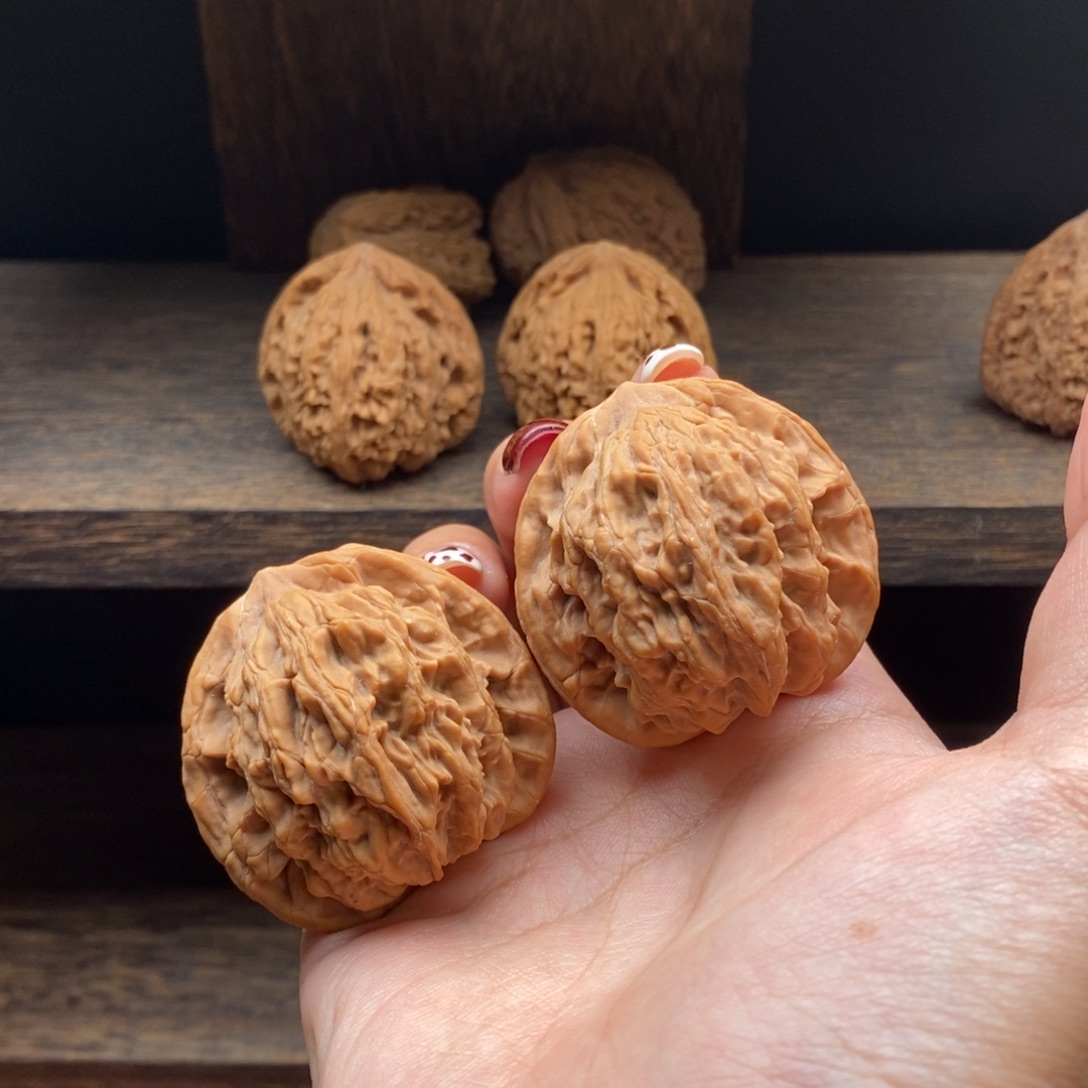 吊坠文玩核桃文玩核桃把件虎头43