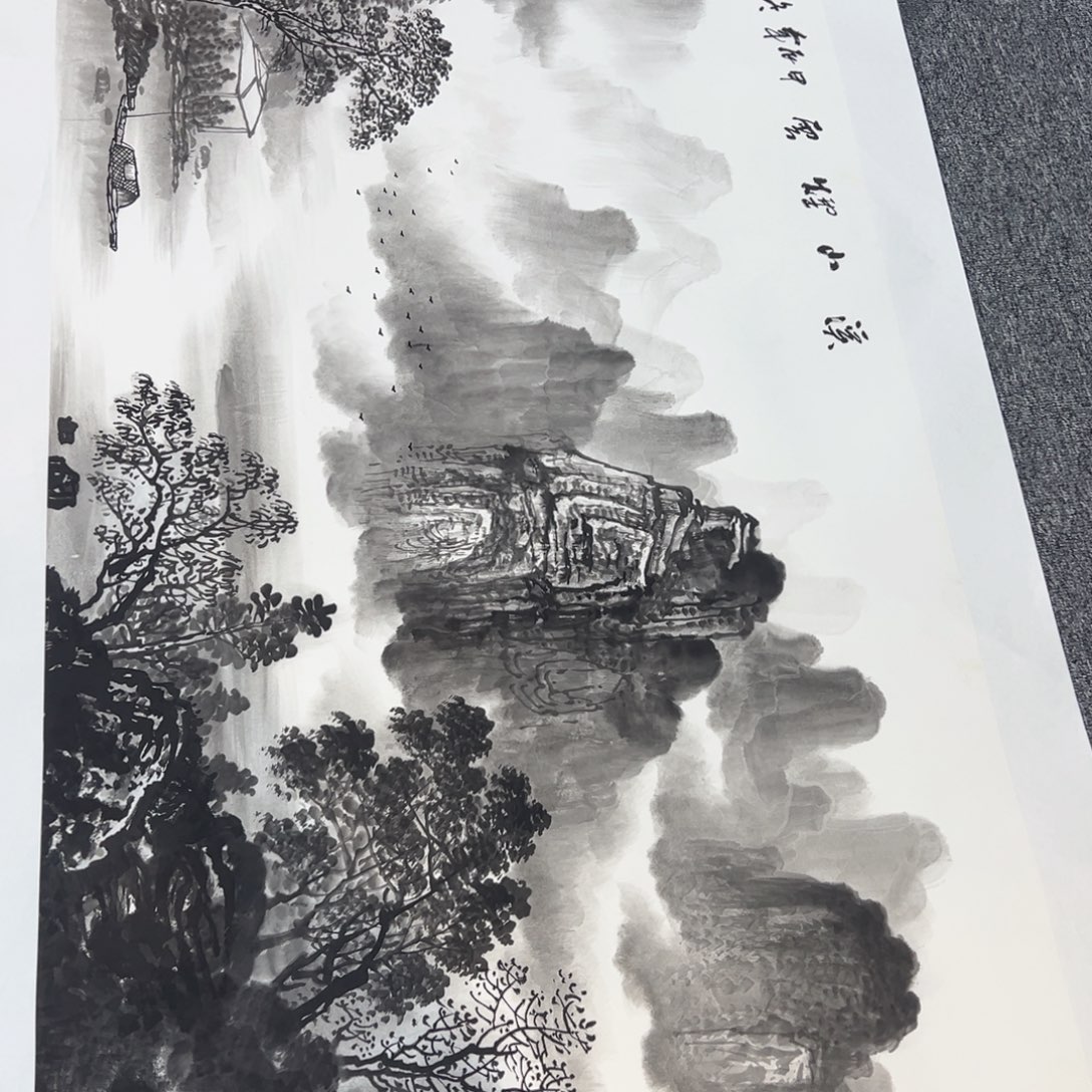 手绘作品新年大漏