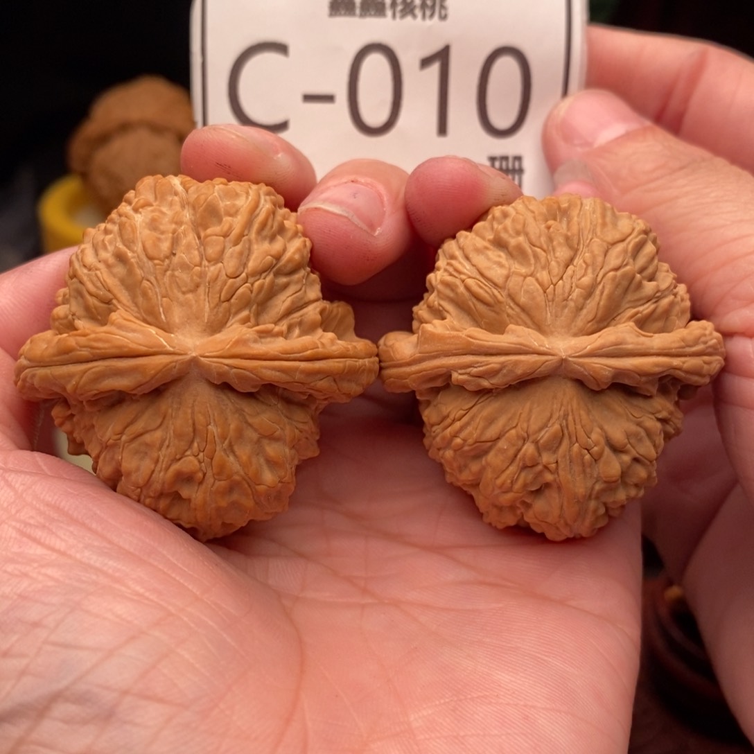 文玩核桃把件球白43