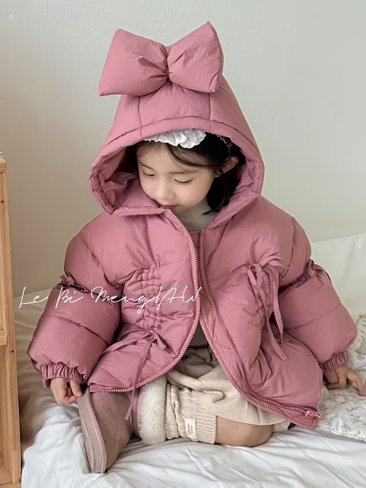 蝴蝶结yurongfu外套冬款6128