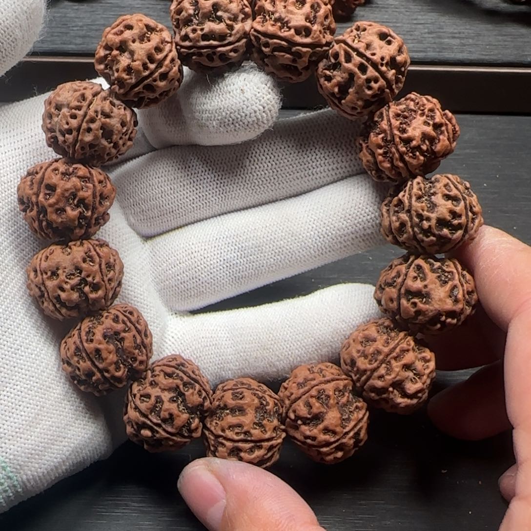 金刚菩提吊坠22+mm五星蜂窝双龙