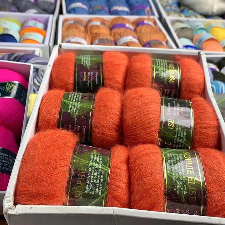 羊毛绿*马海毛六两