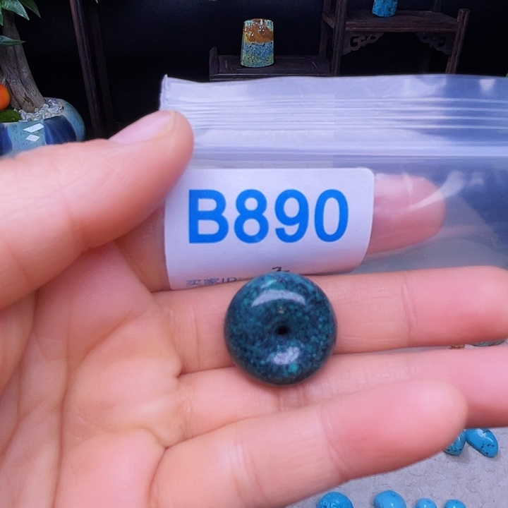 荒***银十堰原生态绿石头特色手工配饰