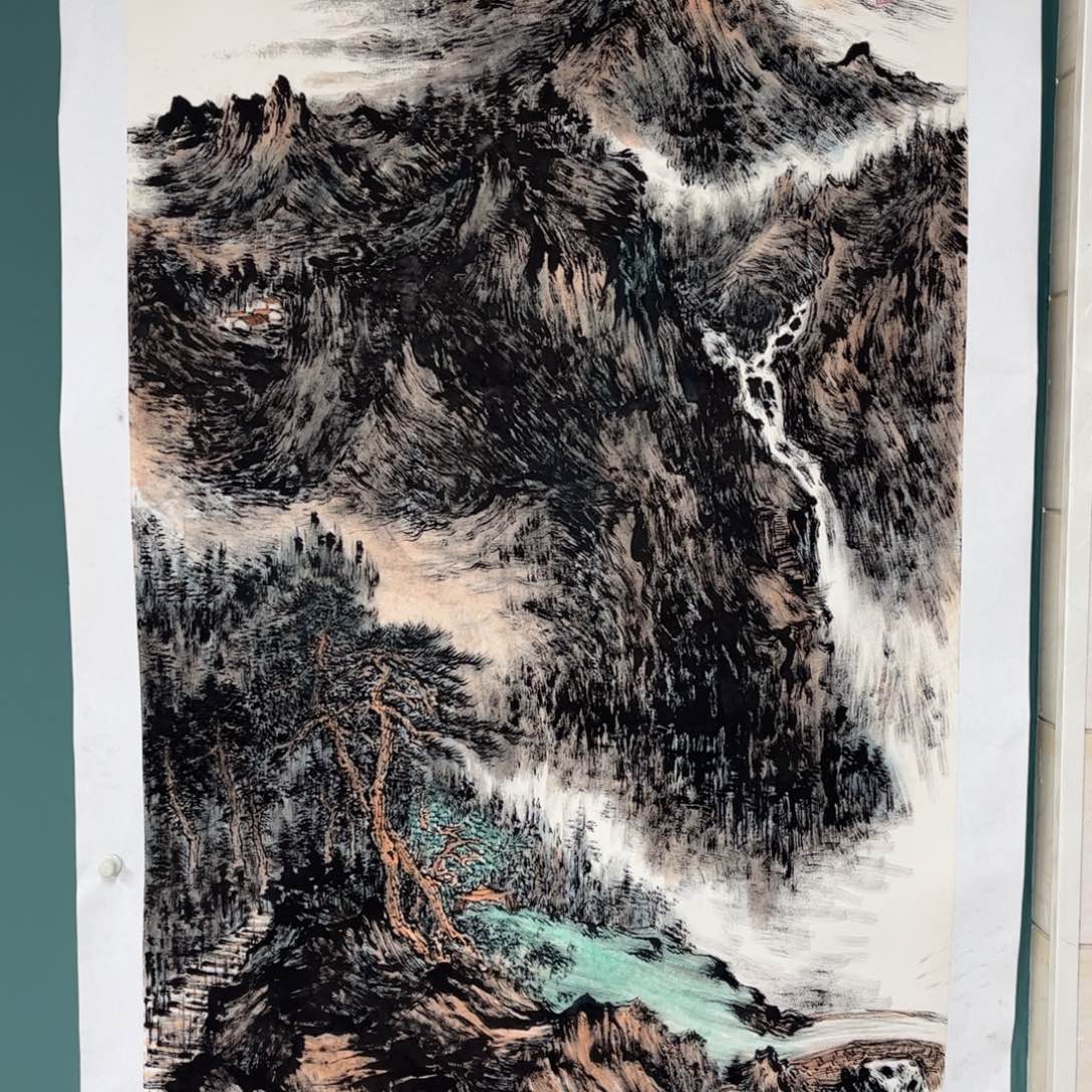 国画张宇老师手绘作品