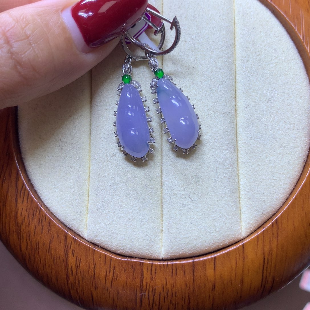 【闪购商品】翡翠颈饰18K金镶嵌翡翠 