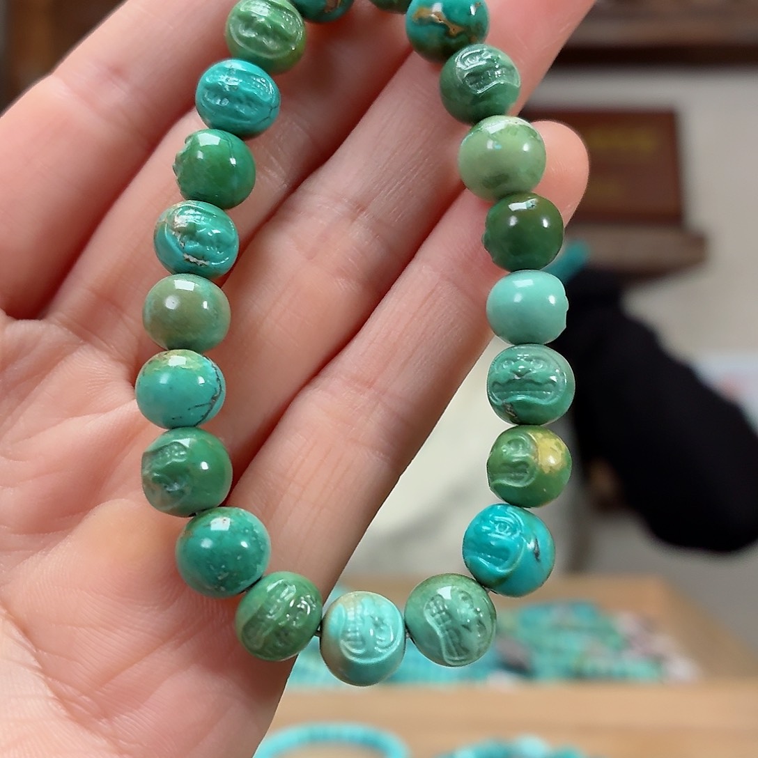 未镶嵌绿松石珠宝奇石