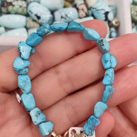 绿松石珠宝半成品未镶嵌