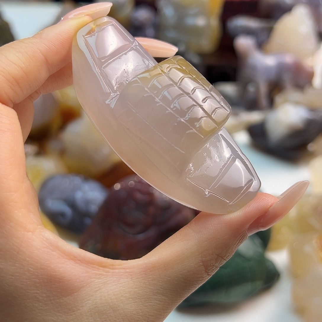 玛瑙/玉髓合金颈饰