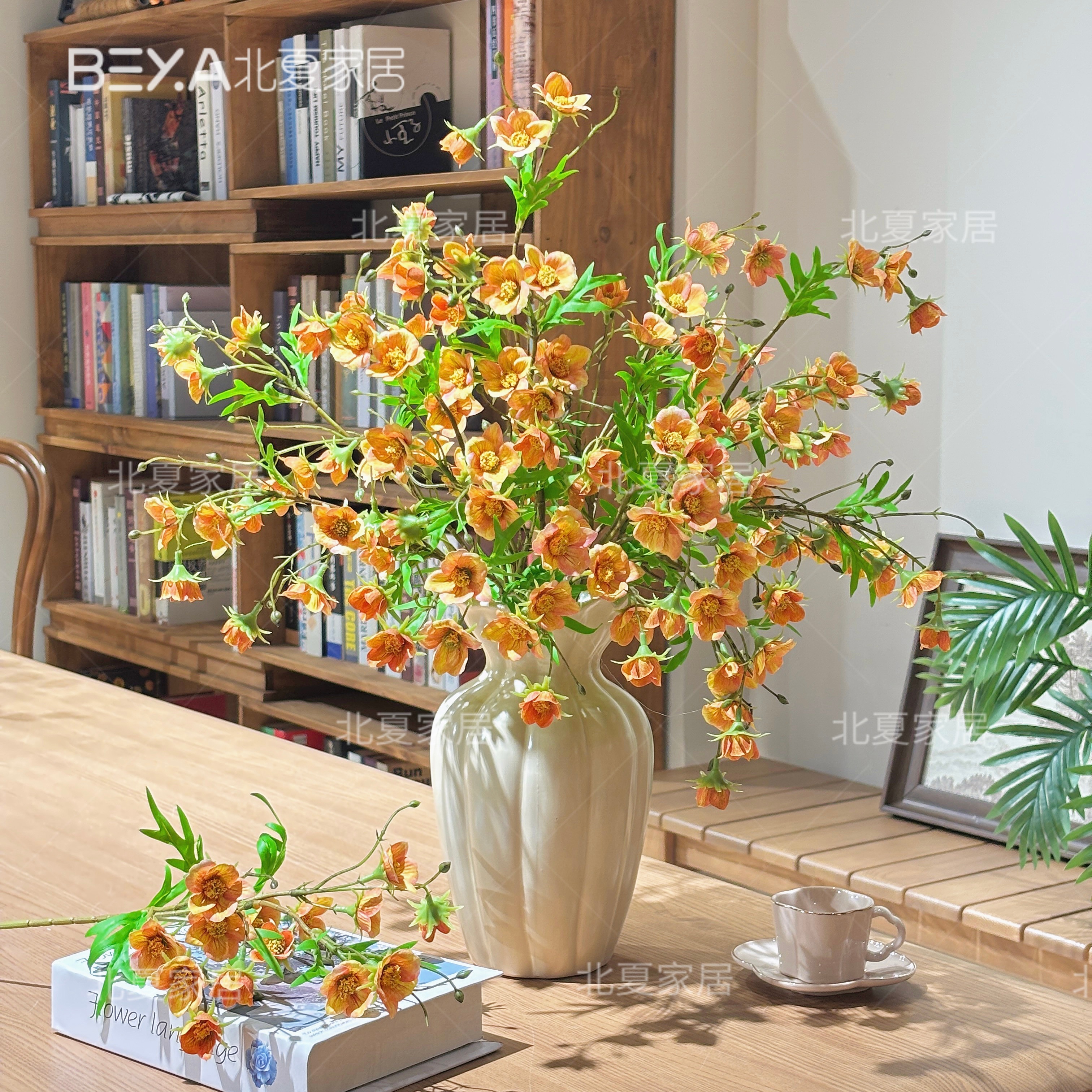 高级感仿真花酱果花菟葵氛围拍摄花束道具花艺样板房装饰瓶插花