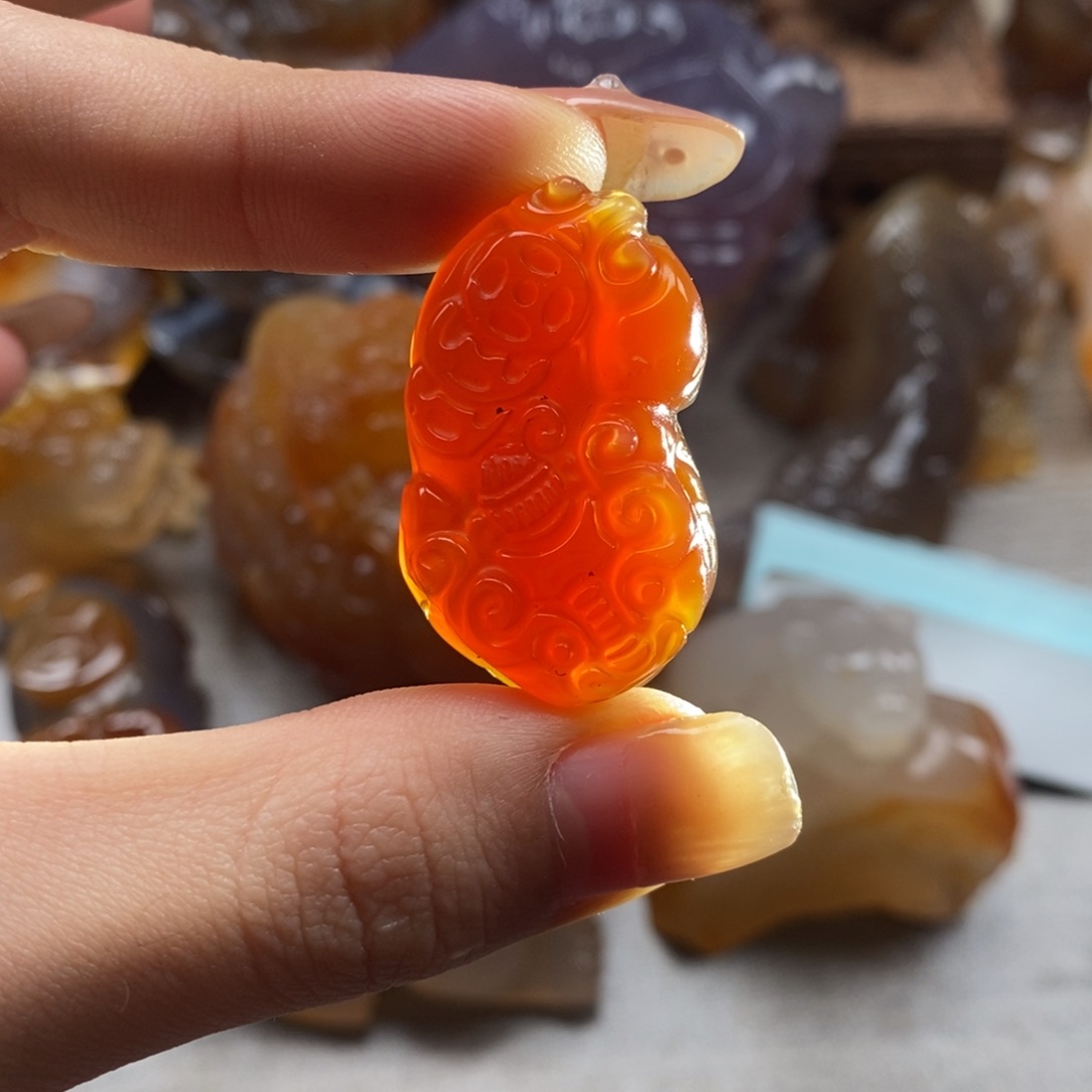 玛瑙/玉髓未镶嵌颈饰