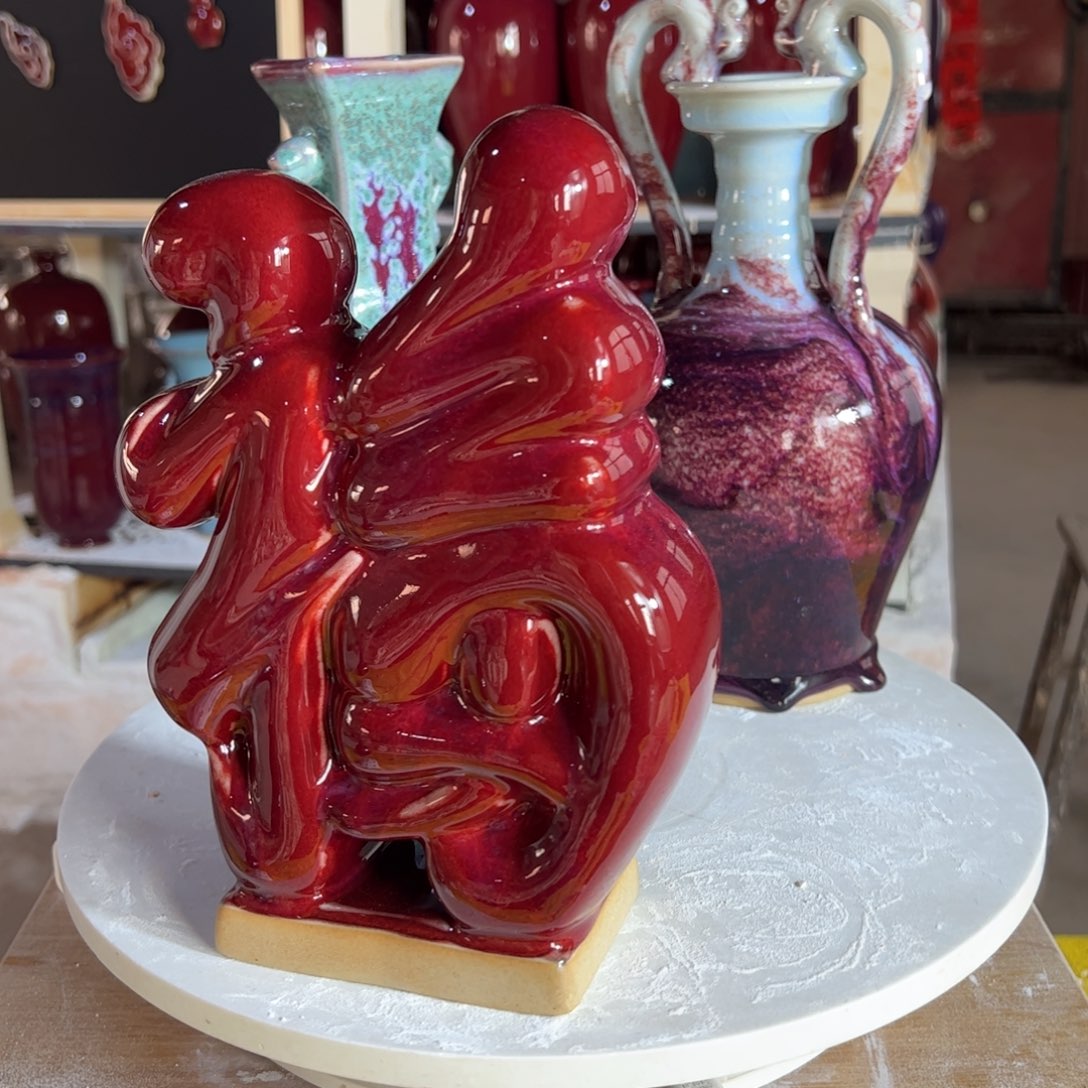 摆件郑家钧窑摆件