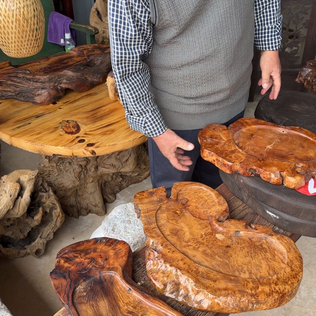 香樟木干泡台实木直播福利