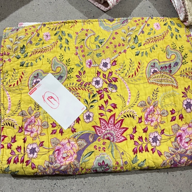 《小银》19号约48*74全棉绗缝加厚枕套发一对