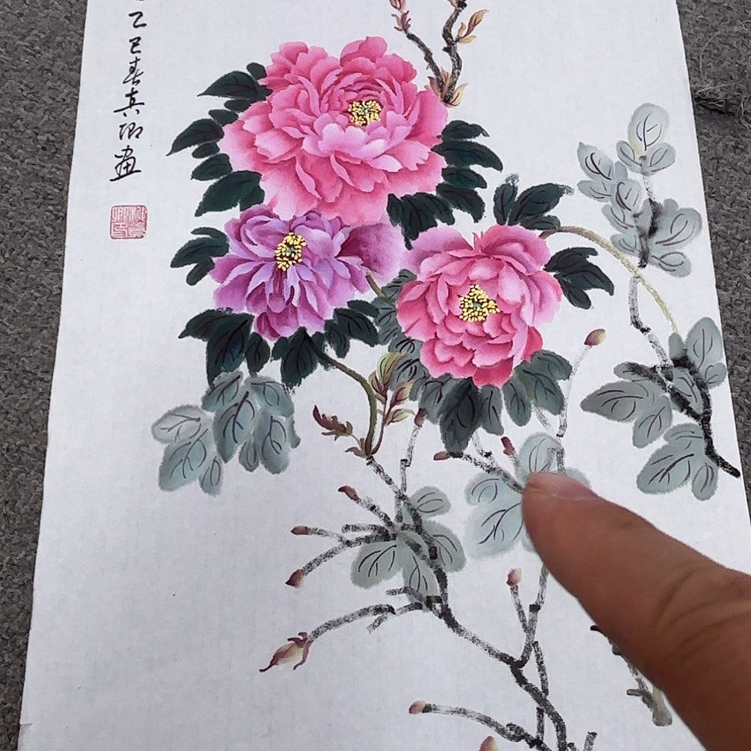 国画国画作品多次入选国内外