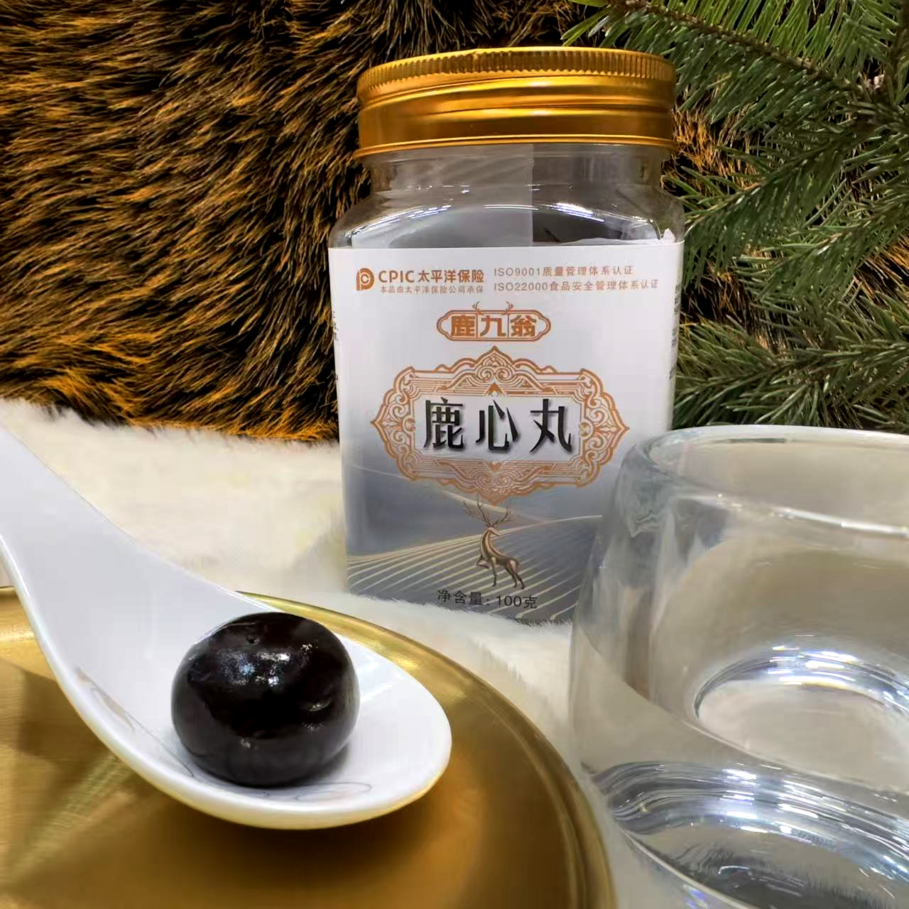 【鹿心丸】鹿九翁品牌 【拍一发三】鹿乡镇溯源产品梅花鹿产地 