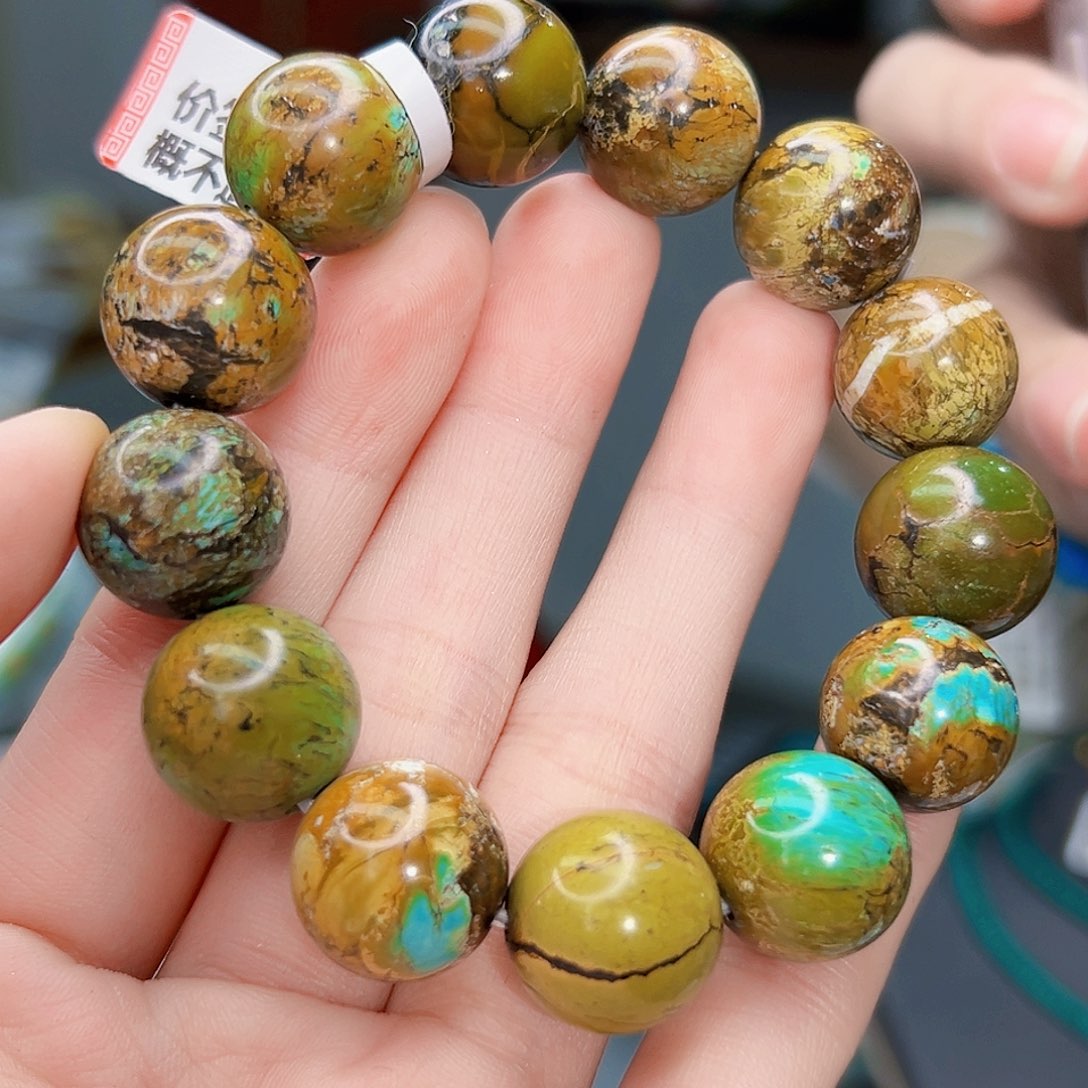 绿松石珠宝奇石未镶嵌