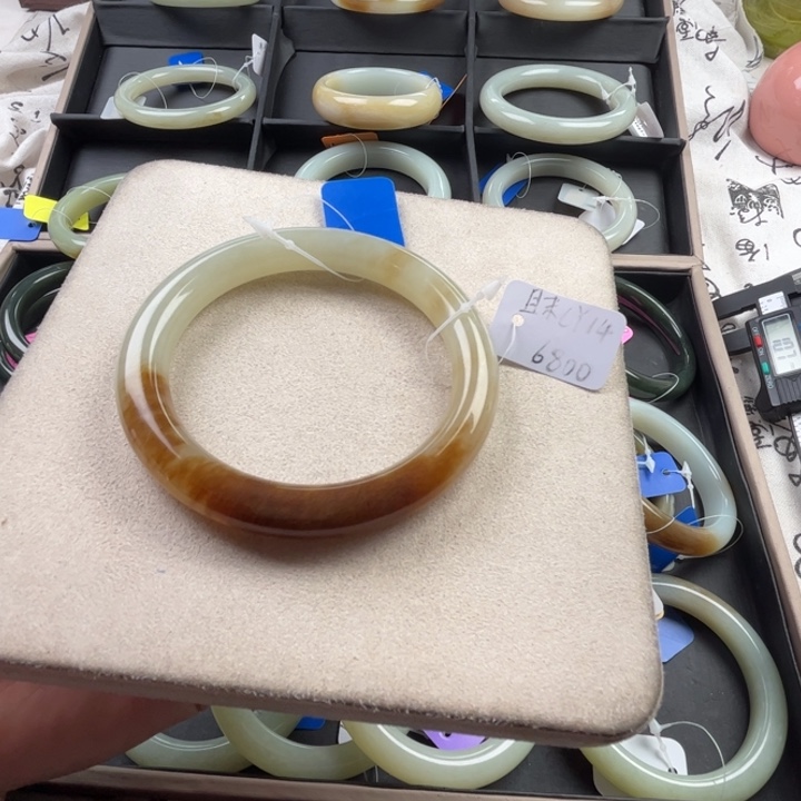 未镶嵌手镯和田玉玲珑美镯62