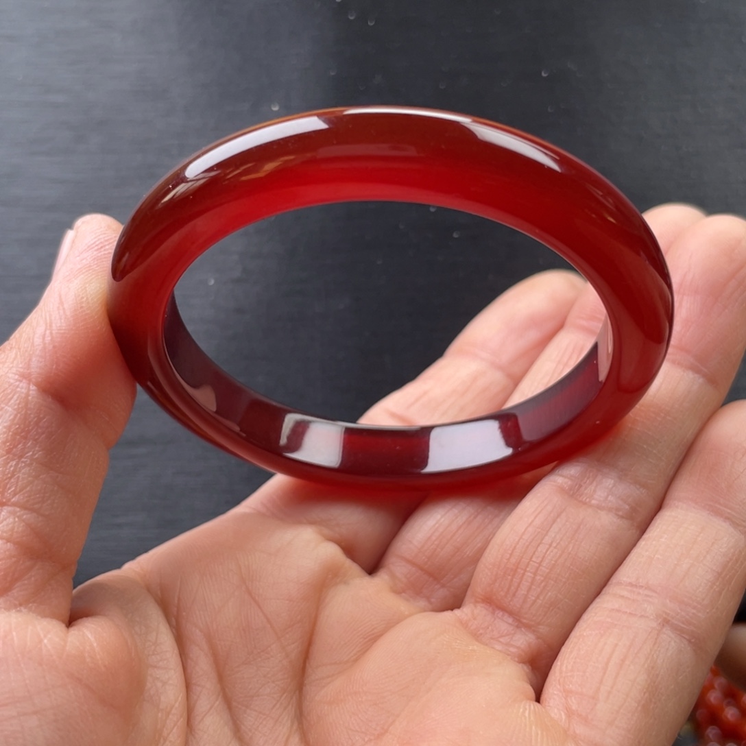 ****꧂玛瑙/玉髓未镶嵌手镯