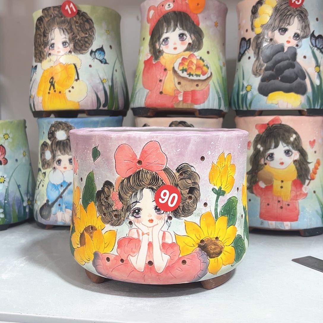 紫砂花盆手工花盆默认微瑕13/12微瑕