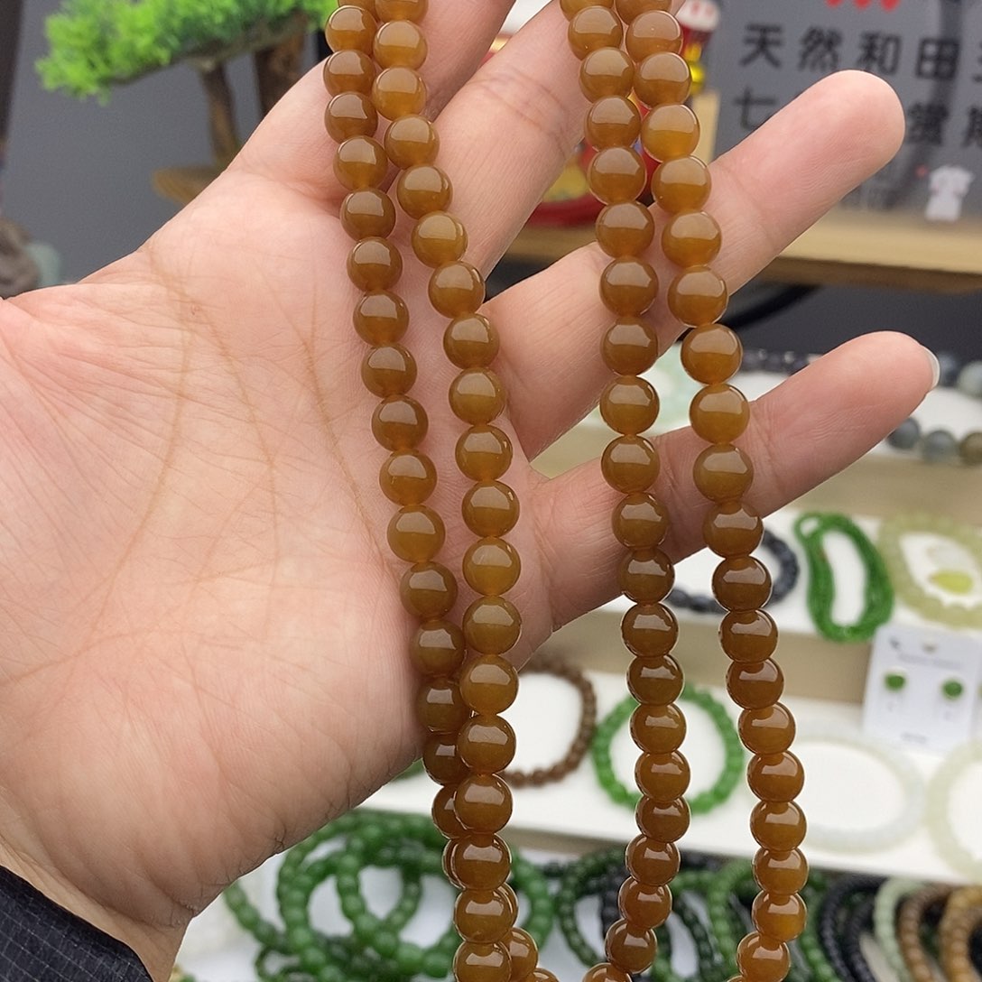 未镶嵌和田玉手链