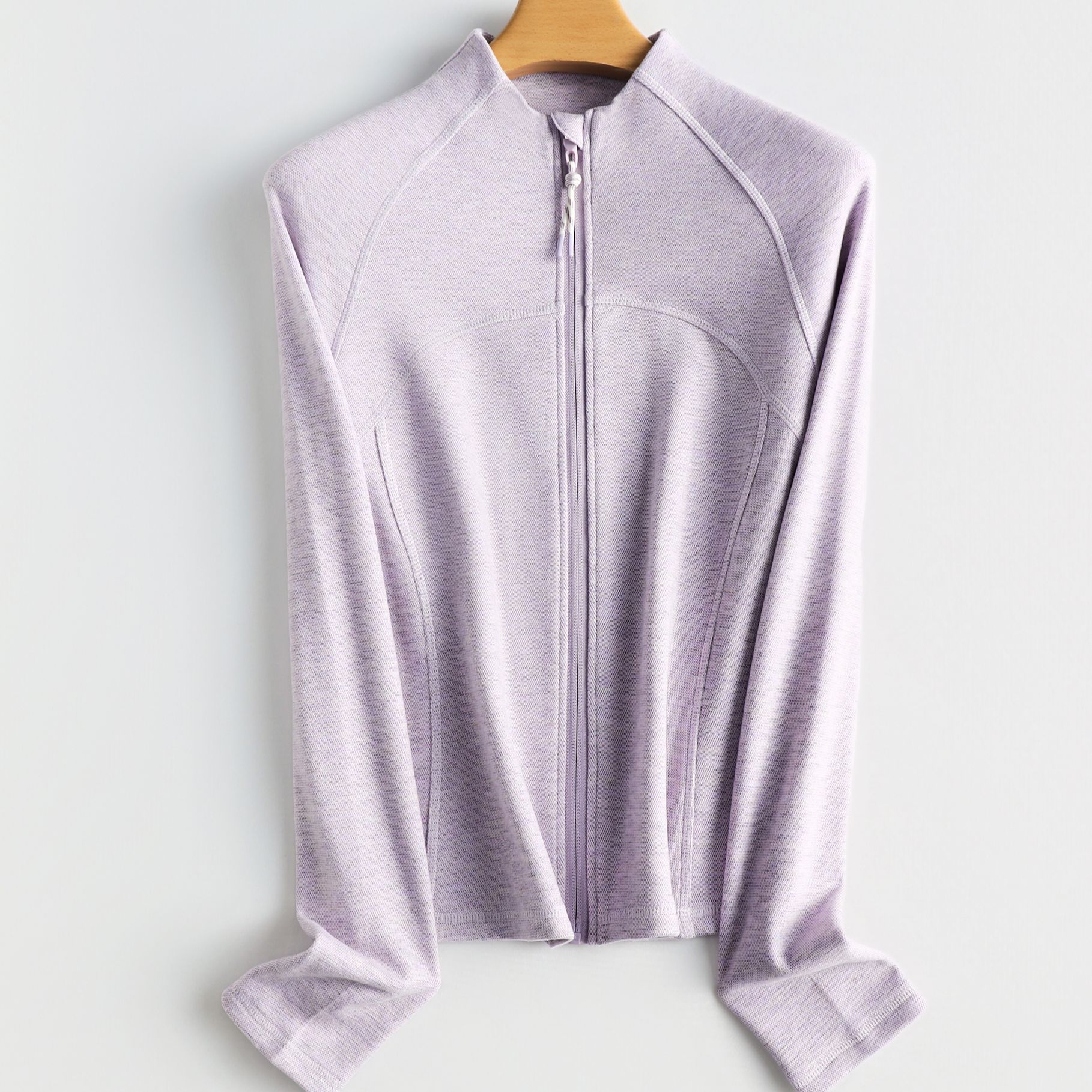 闭眼入10A抗菌轻盈超暖糯糯衣插肩拼接开衫女外套百搭