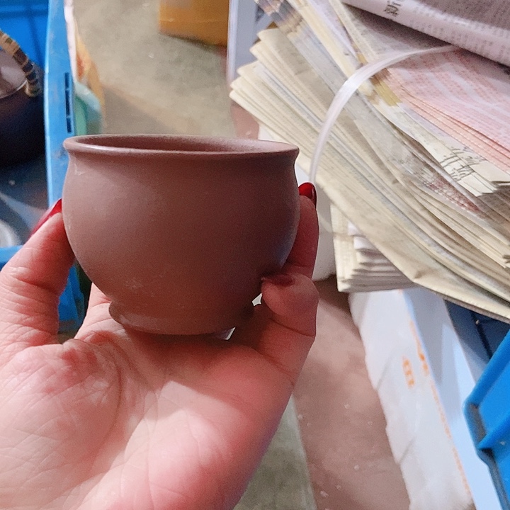 紫砂茶杯宜兴紫砂全手工制作