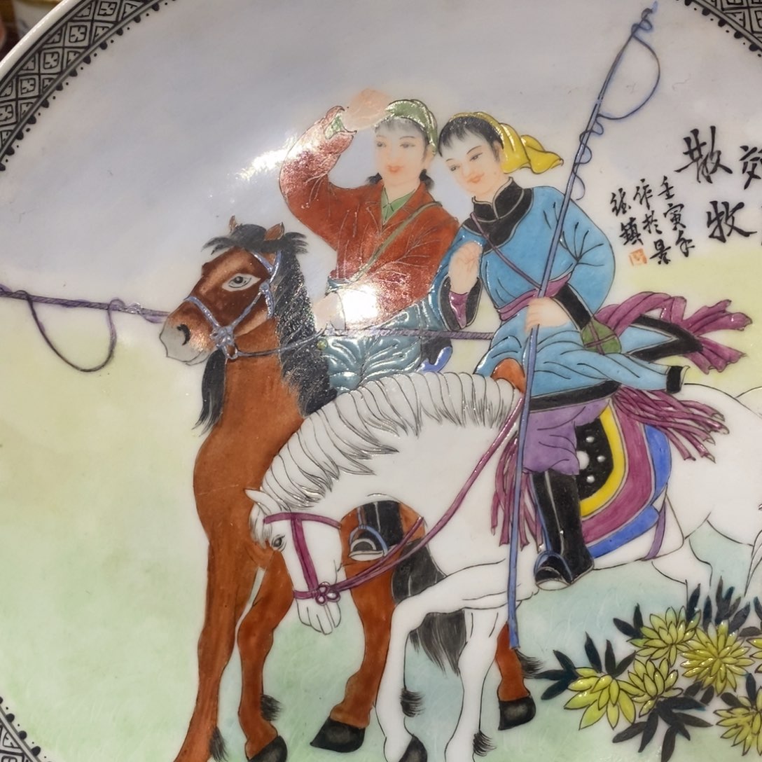 继***明摆件陶景德镇陶瓷景德镇