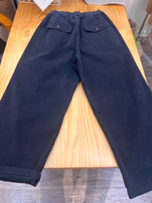 休闲直筒裤，春秋款藏蓝色0004加绒