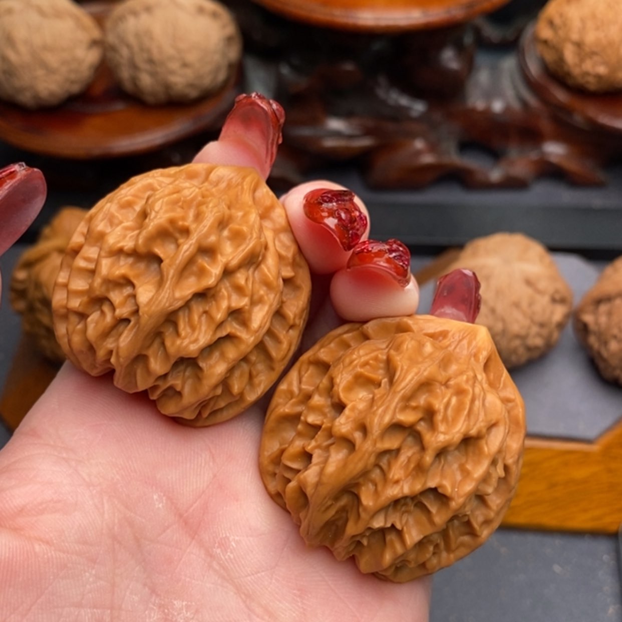 【闪购商品】文玩核桃吊坠曹大龙49