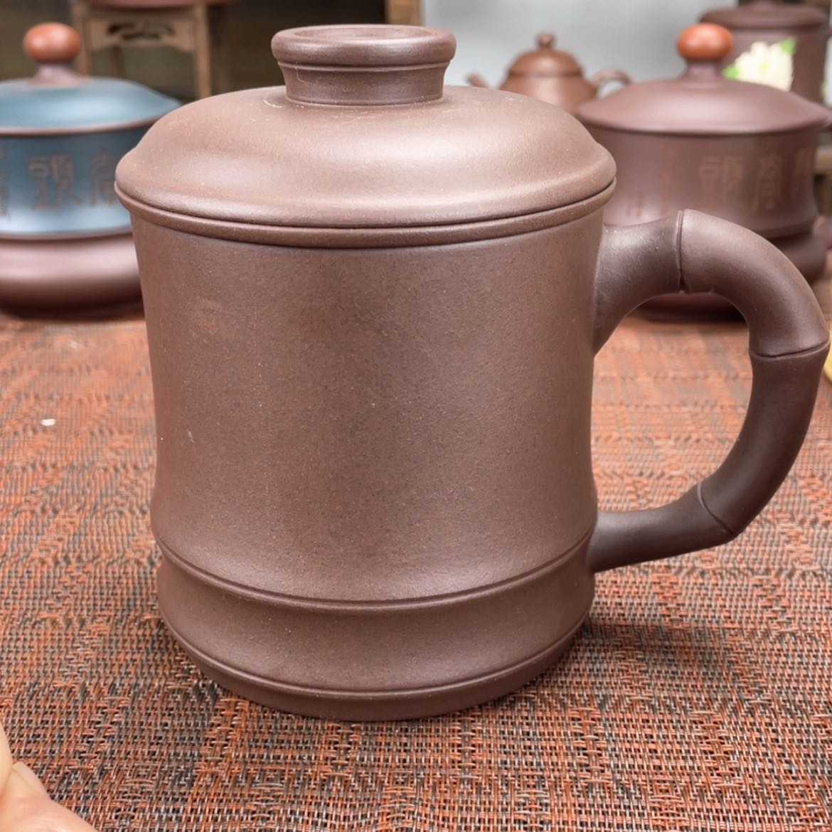 【闪购商品】紫砂茶杯宜兴原矿紫砂盖杯微瑕