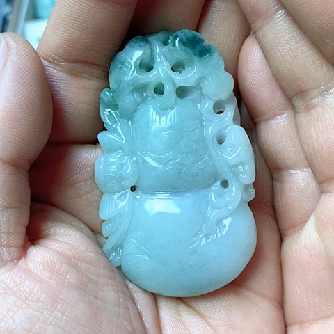 翡翠颈饰未镶嵌天然缅甸翡翠a货