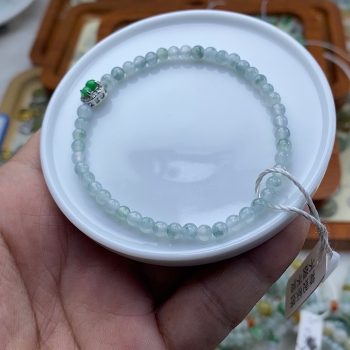 翡翠未镶嵌吊坠(不含链)厨**房Diy手串
