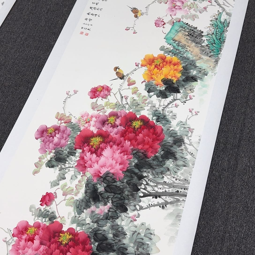 国画中美协12平尺精品