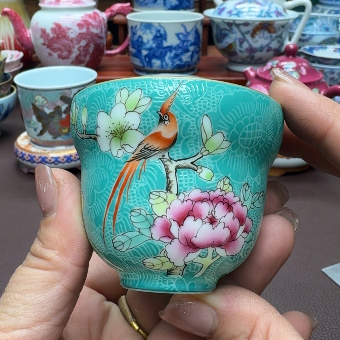 瓷片景德镇仿古手工制作精品展示